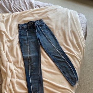 lucky brand lined skinny jeans